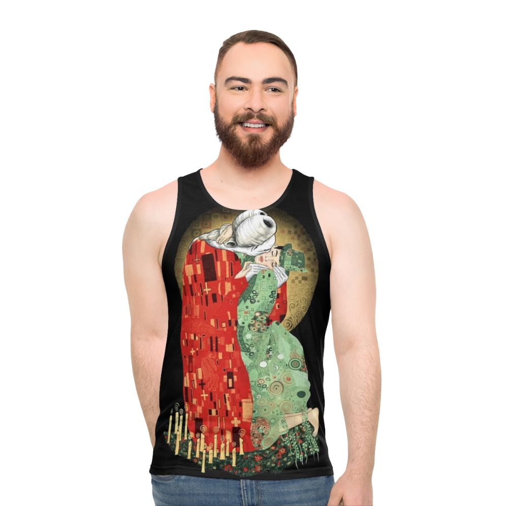 Dracula and Mina's Romantic Vampire Horror Tank Top