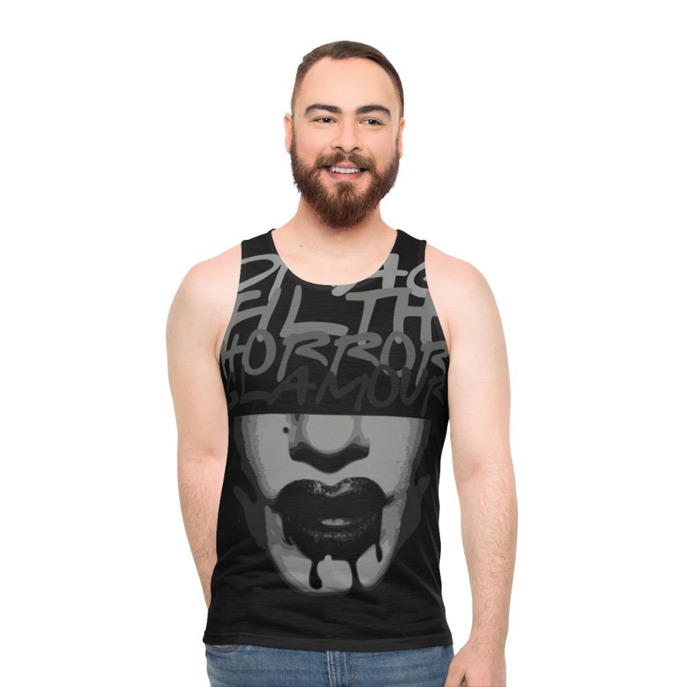 Drag Queen Horror Glamour Unisex Tank Top