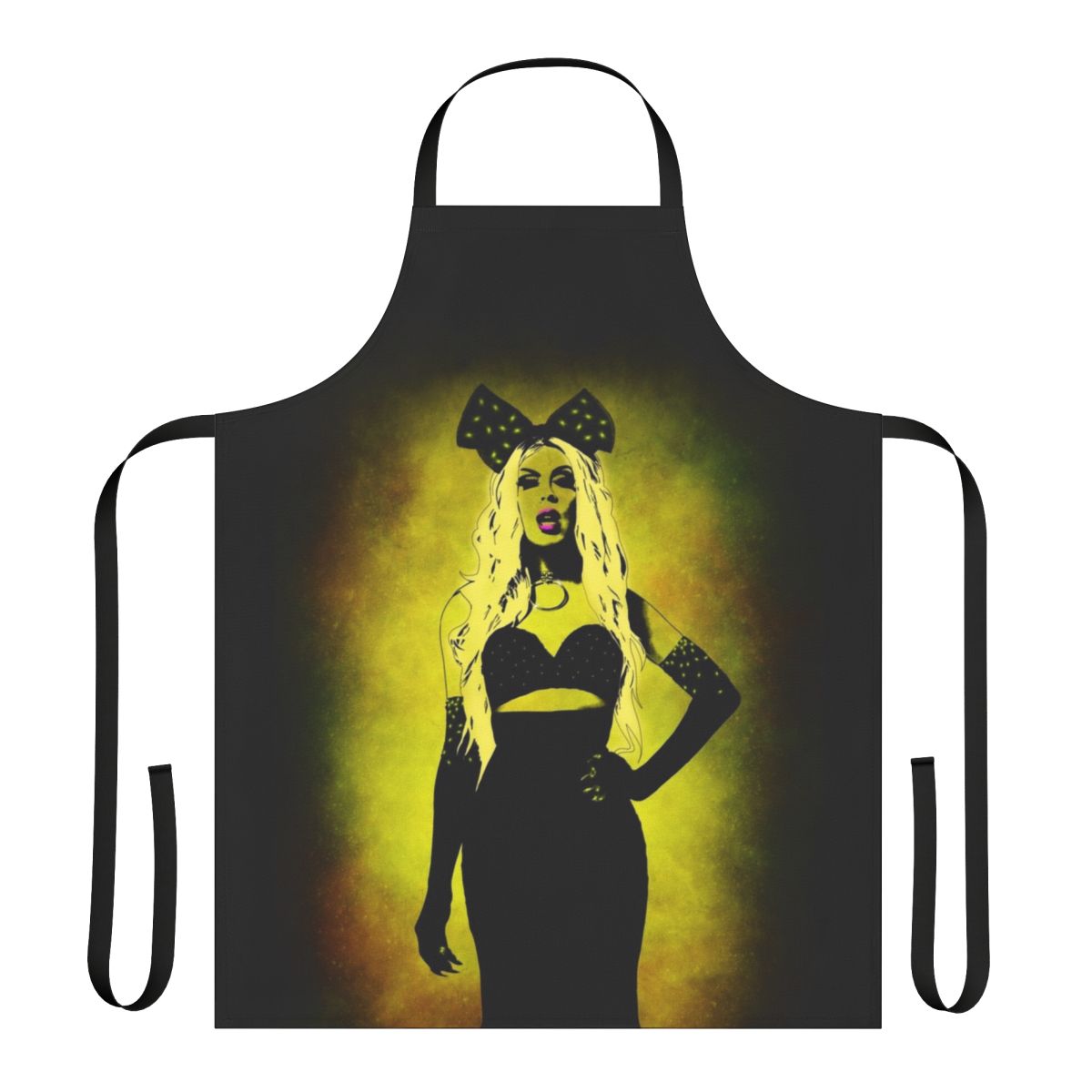 Apron featuring the Alaska Thunderfuck 5000 design, a popular drag queen from RuPaul's Drag Race.