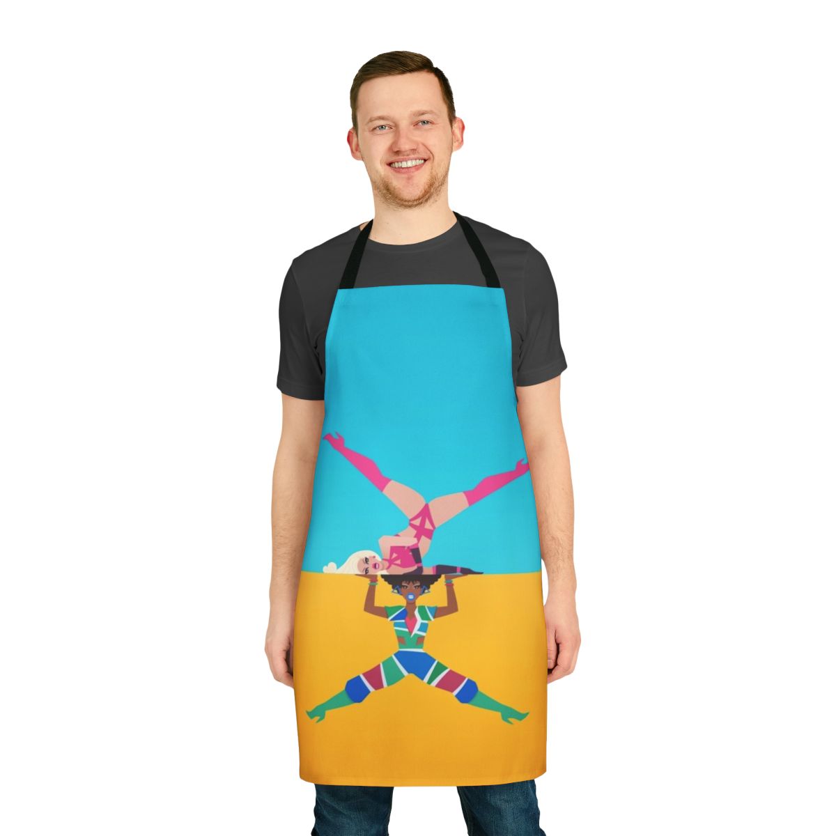 Drag Race inspired double shantay apron featuring Brooke Lynn Hytes and Yvie Oddly