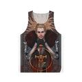 Dragon Age Cullen Rutherford Tarot Unisex Tank Top