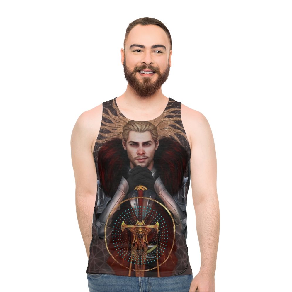 Dragon Age Cullen Rutherford Tarot Unisex Tank Top