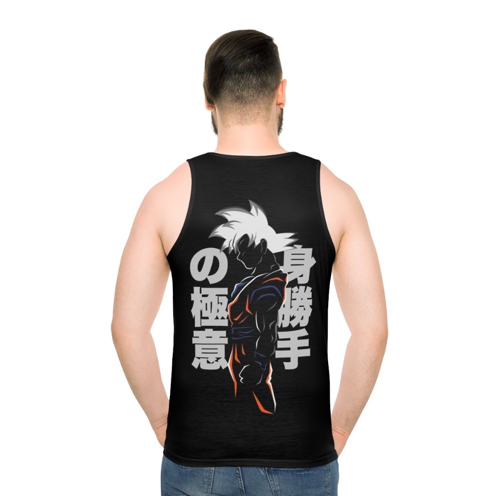 Dragon Ball Z Unisex Tank Top with Saiyan Pride Minimal Design
