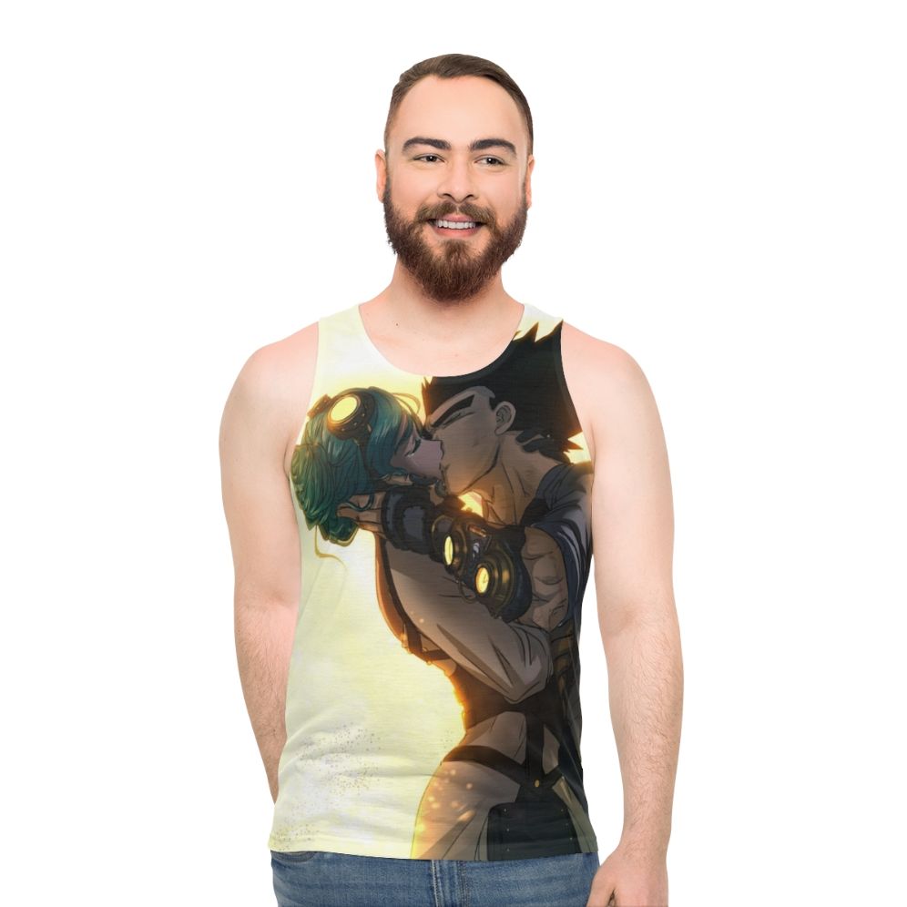 Dragon Ball Z Vegeta and Bulma Unisex Tank Top