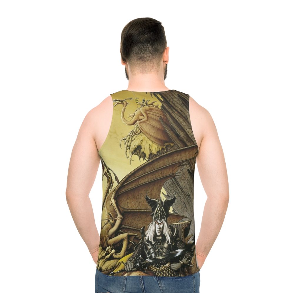 The Dragon Lord fantasy art unisex tank top
