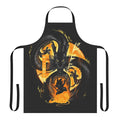 Dragonball inspired apron with artwork featuring Shenron the dragon