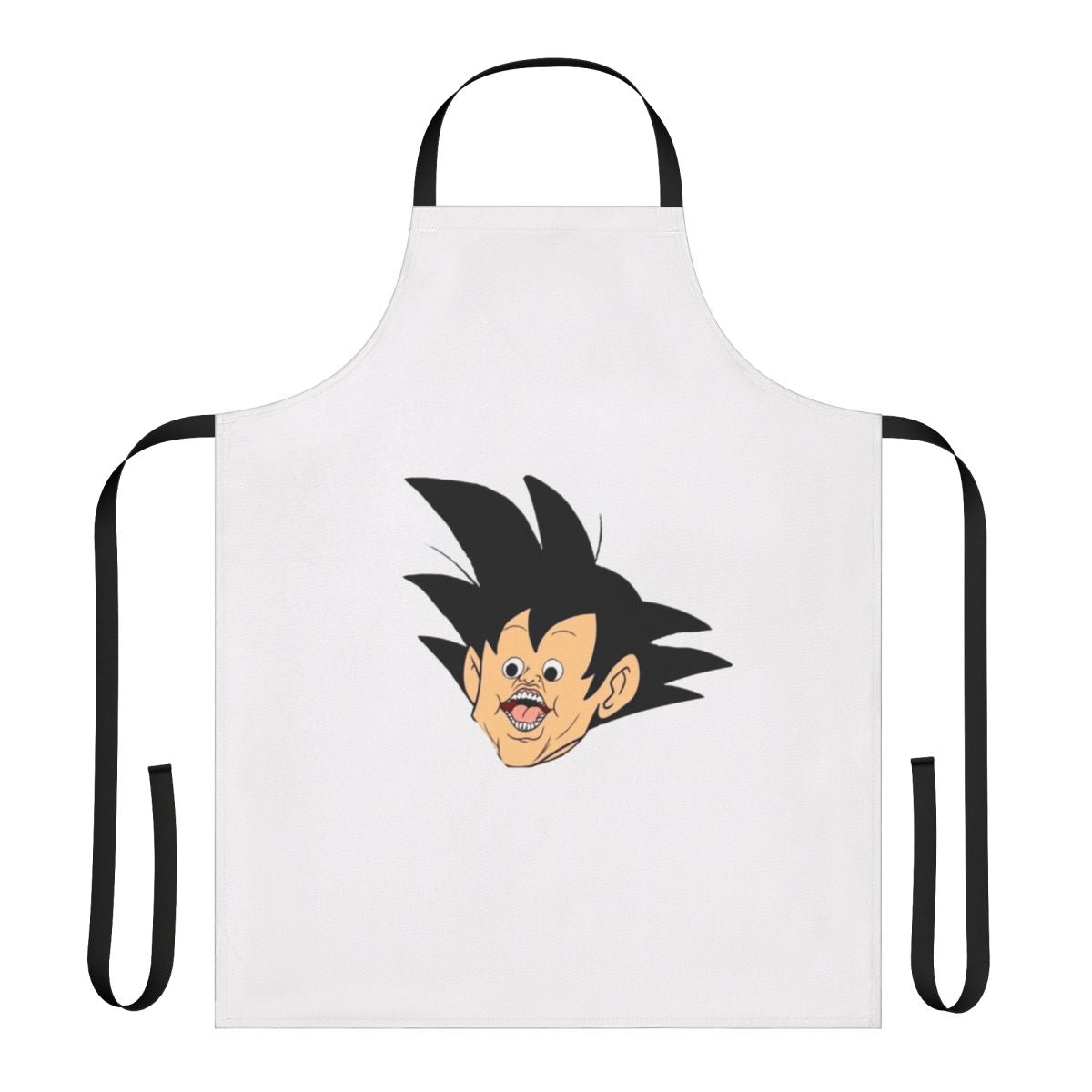 Dragonball-inspired apron with a parody design