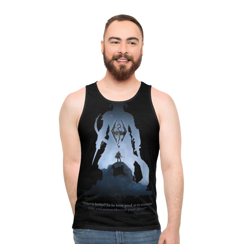 Dragonborn fantasy tank top