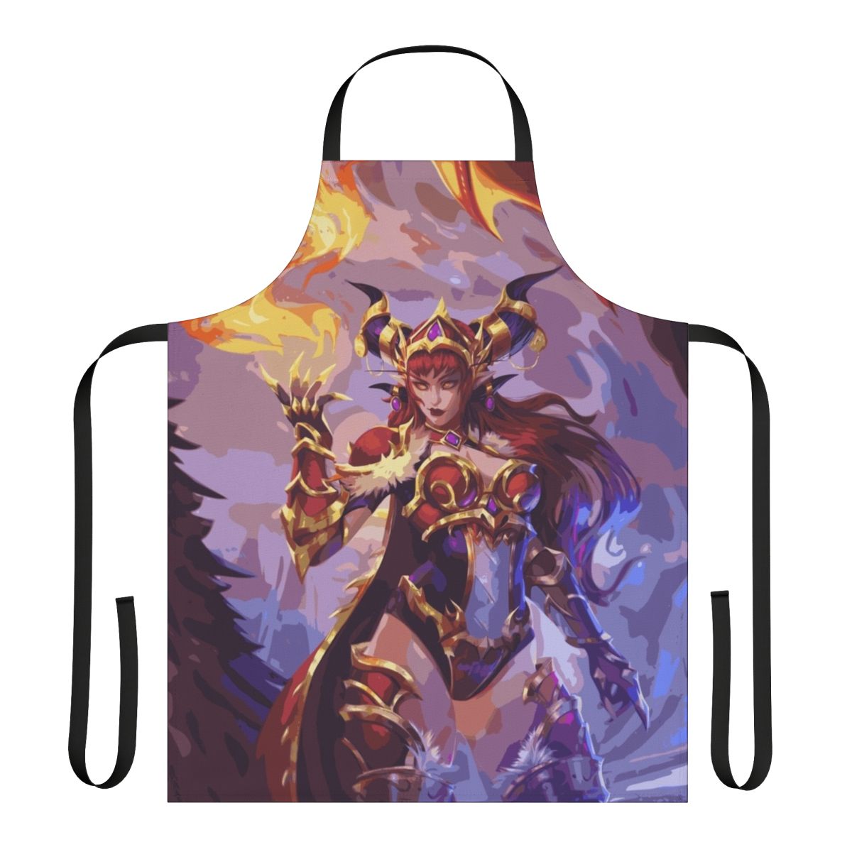 Alexstrasza-themed apron featuring the Dragonflight expansion from World of Warcraft
