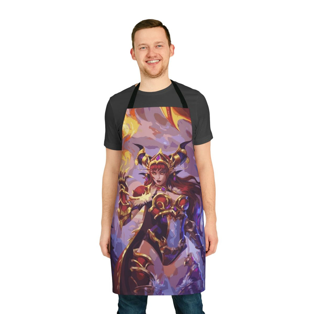 Alexstrasza-themed apron featuring the Dragonflight expansion from World of Warcraft
