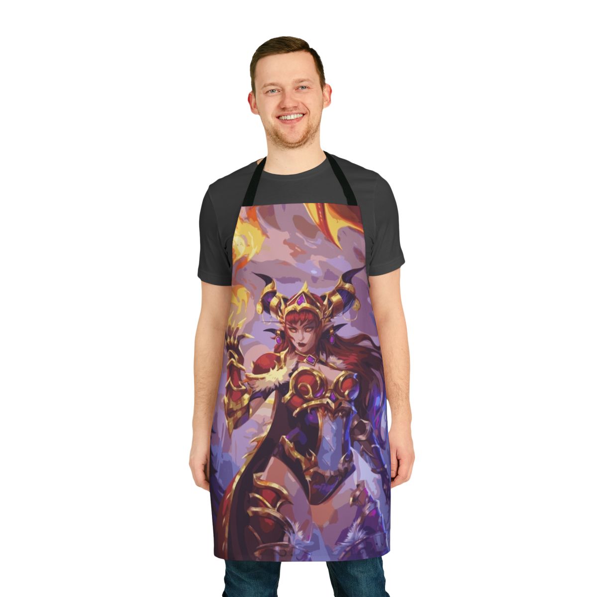 Alexstrasza-themed apron featuring the Dragonflight expansion from World of Warcraft