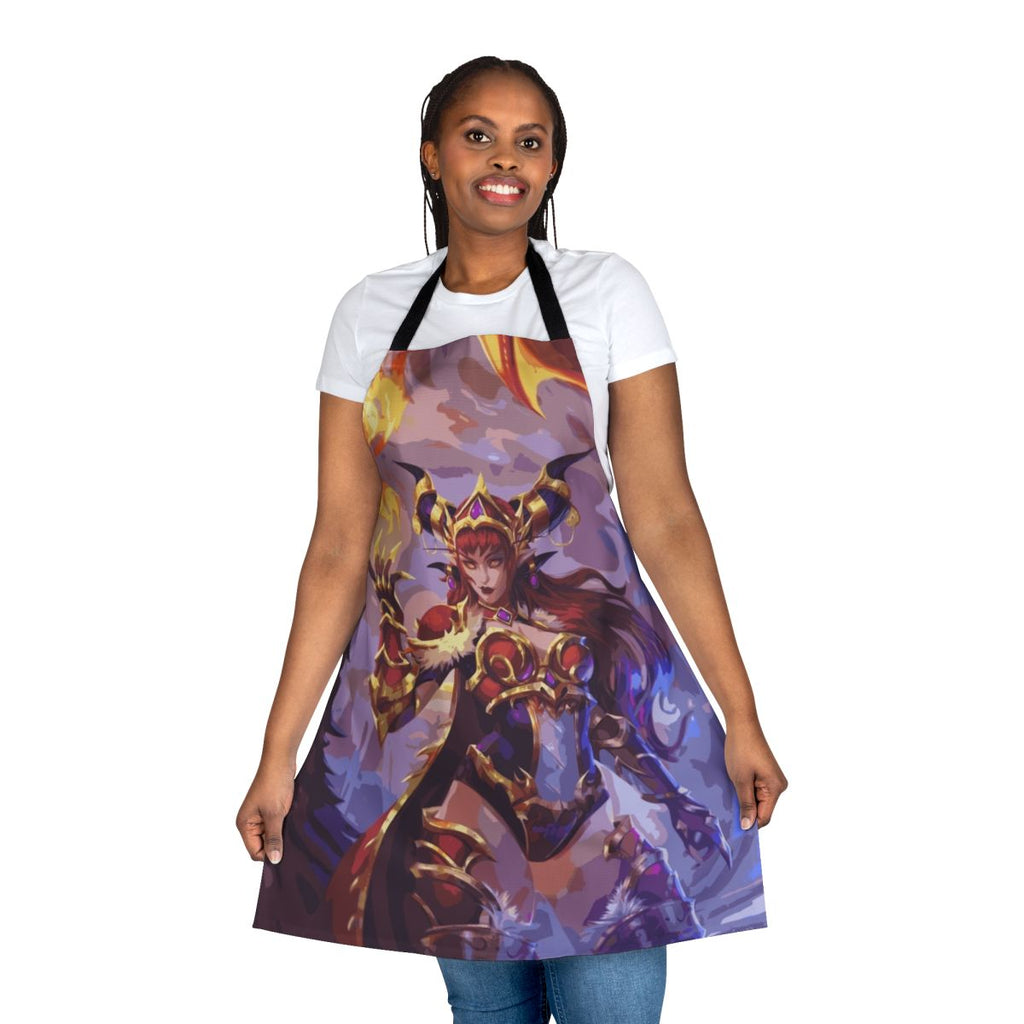 Alexstrasza-themed apron featuring the Dragonflight expansion from World of Warcraft