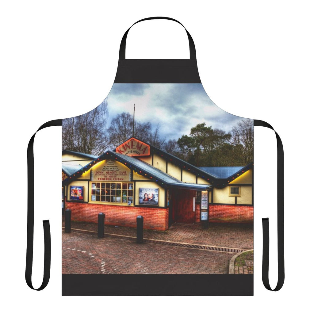 Kinema in the Woods dramatic landscape apron featuring scenic photography