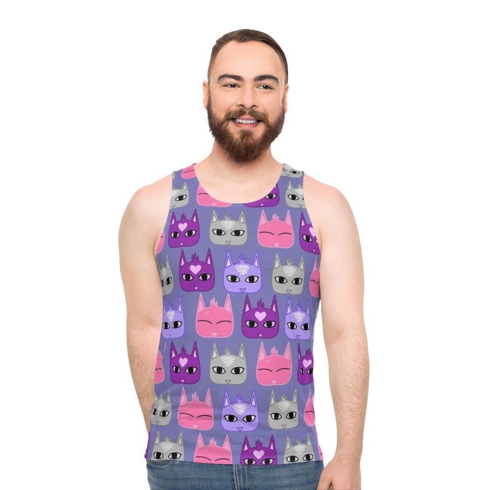 Dream Daddy Dadsona Cats Unisex Tank Top