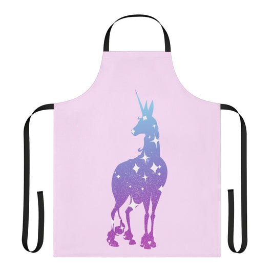 A silhouetted unicorn against a starry sky, evoking a nostalgic fantasy aesthetic.