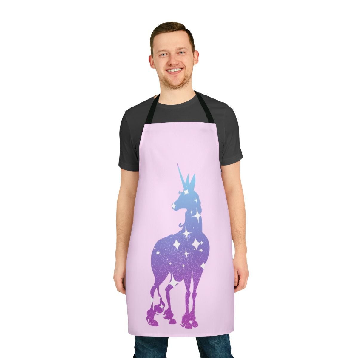 A silhouetted unicorn against a starry sky, evoking a nostalgic fantasy aesthetic.