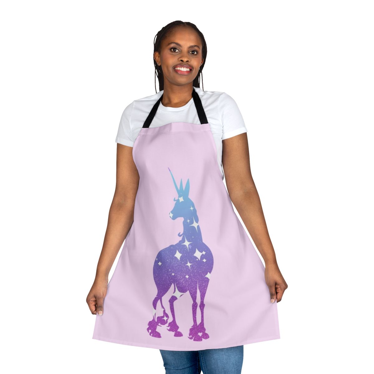 A silhouetted unicorn against a starry sky, evoking a nostalgic fantasy aesthetic.