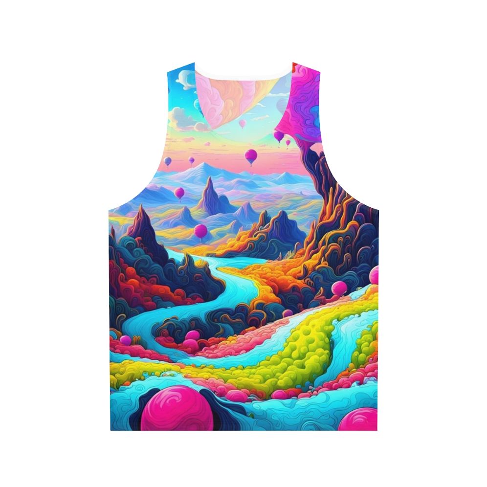 Dreamscape Unisex Neon Psychedelic Tank Top