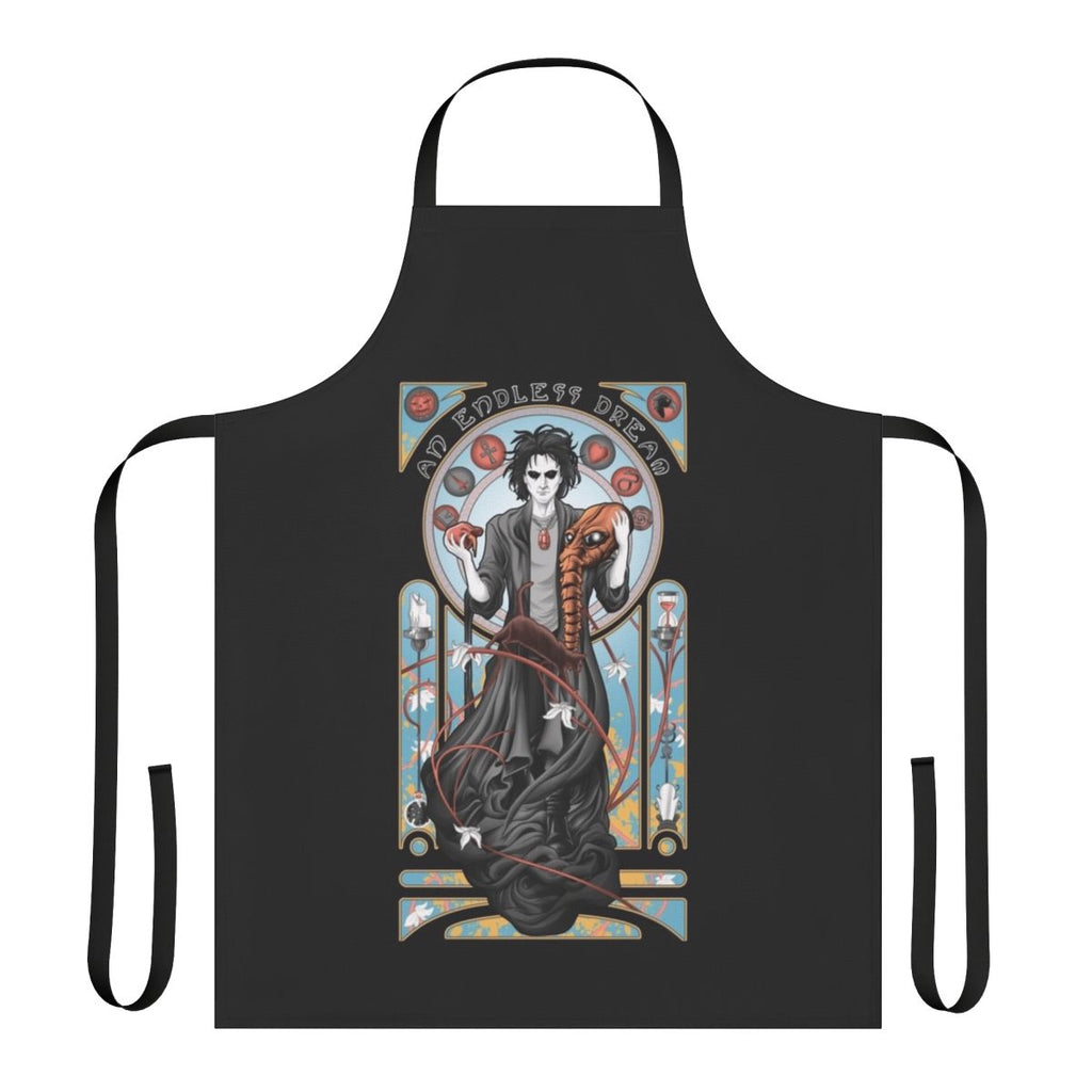 Apron featuring artwork inspired by the Sandman comics by Neil Gaiman