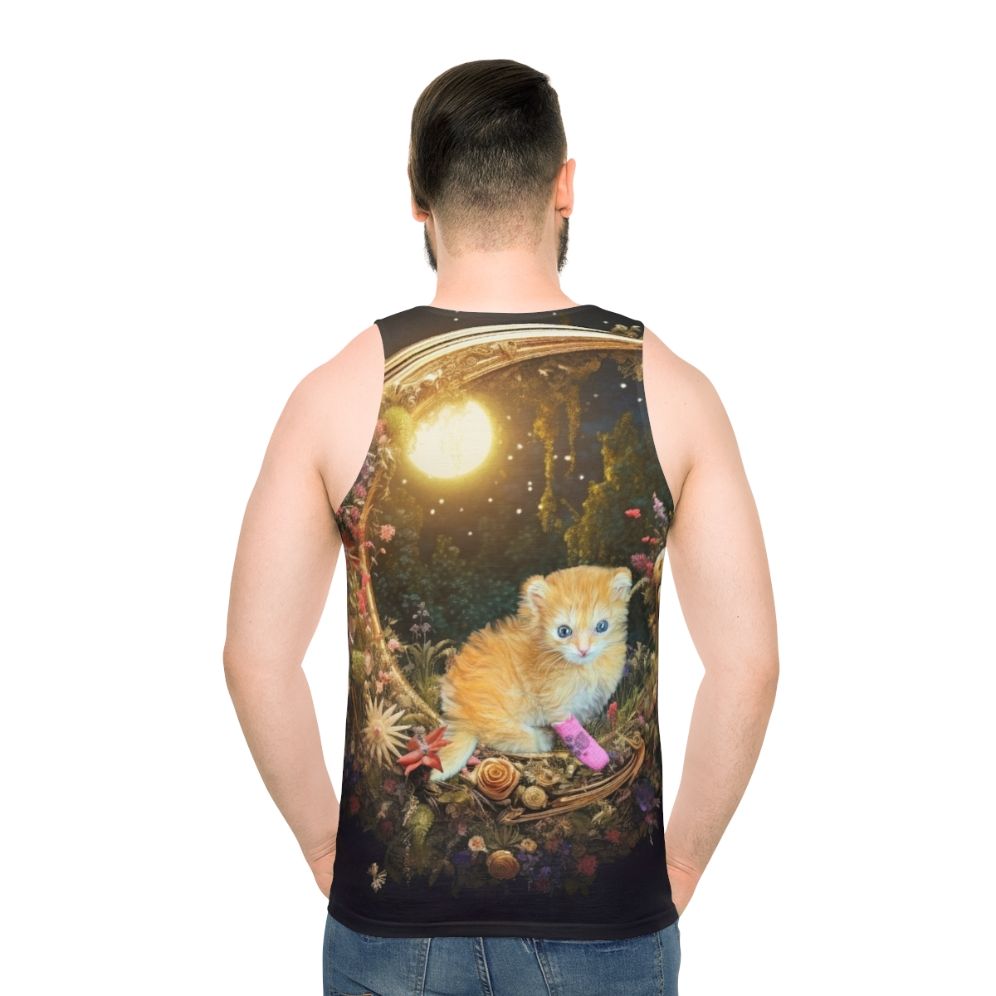 Dreamy Tater Tot Unisex Tank Top with Kitty Print