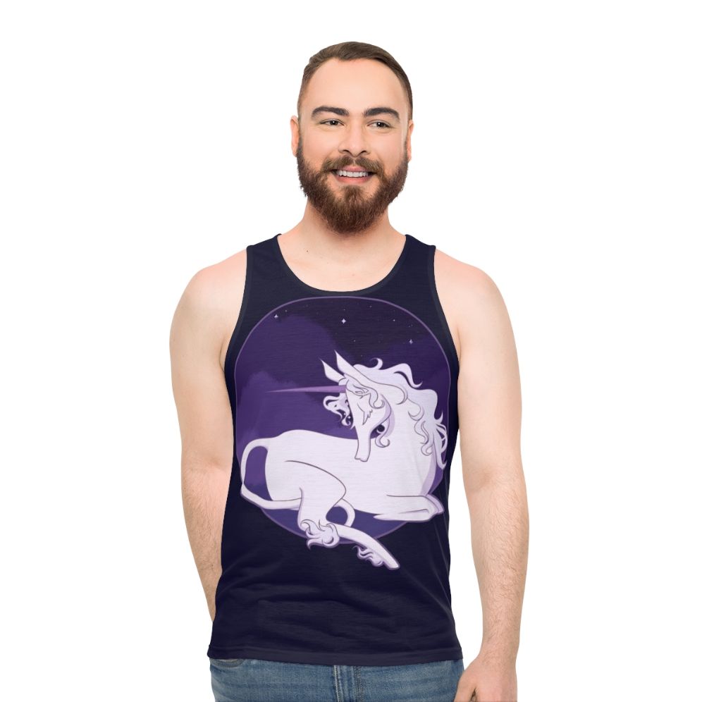 Dreamy unicorn tears unisex tank top