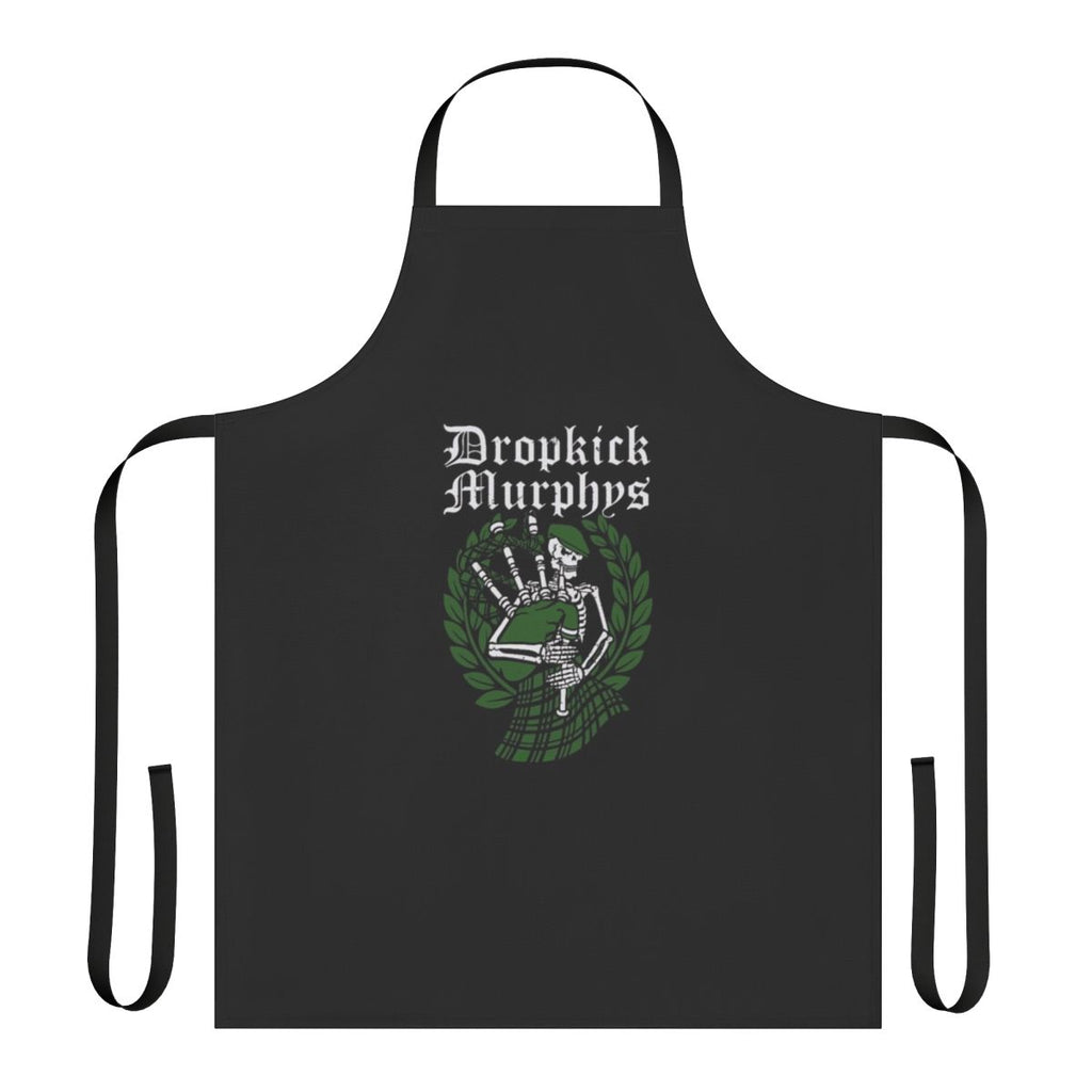 Dropkick Murphys inspired apron with band logo and Celtic punk rock design