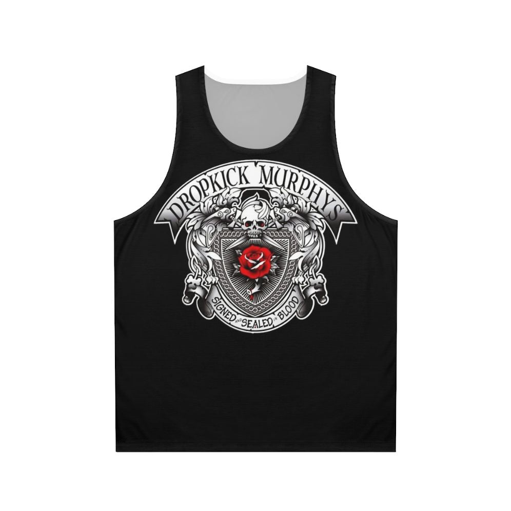 Dropkick Murphys Unisex Silver Logo Tank Top