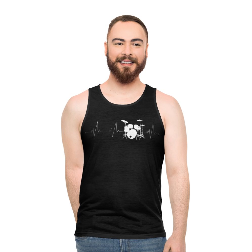 Drum Heartbeat Unisex Tank Top