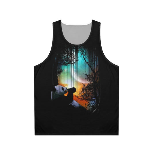 Drunken Panda Unisex Tank Top