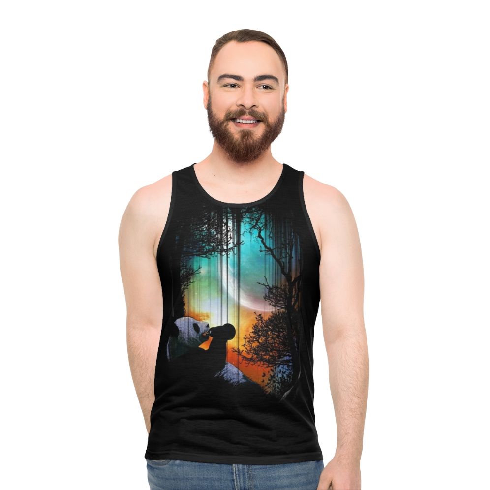Drunken Panda Unisex Tank Top