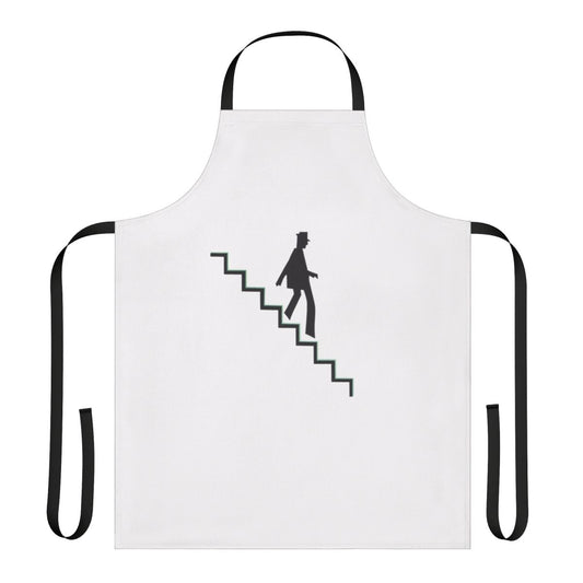 Dub music 80s inspired apron with graphic design