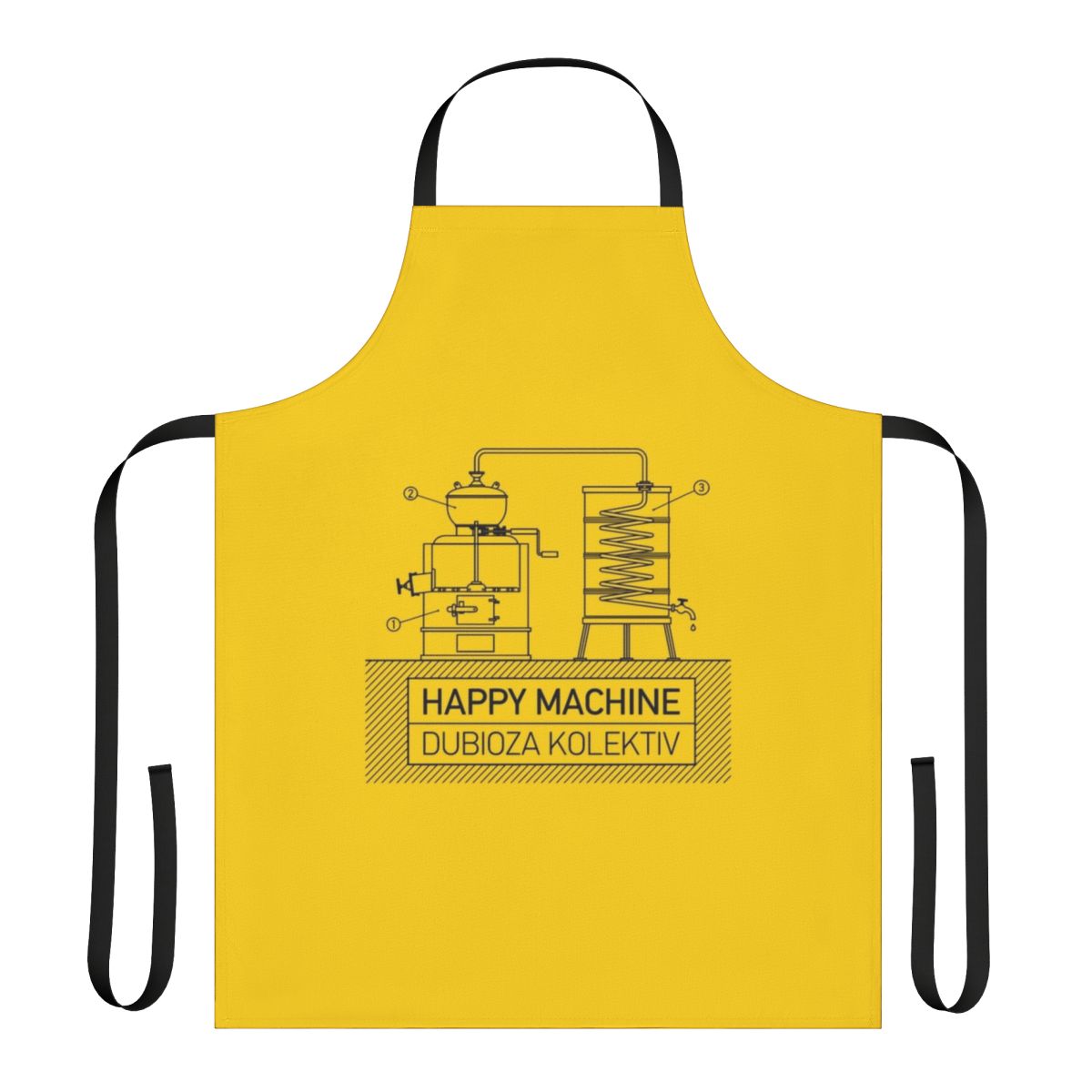 Dubioza Kolektiv Happy Machine Apron - Music Inspired Apparel
