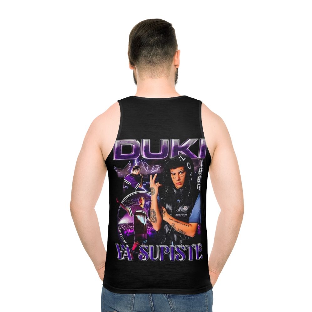 Duki Unisex Tank Top with Argentine Hip-Hop Inspired Design