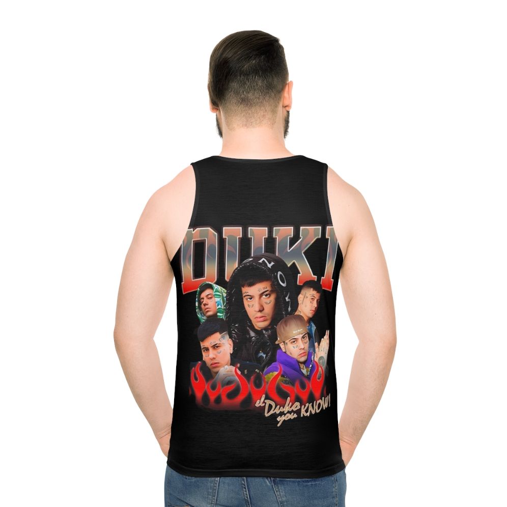 Duki Unisex Tank Top 2 - Trap and Rap Style from Argentina