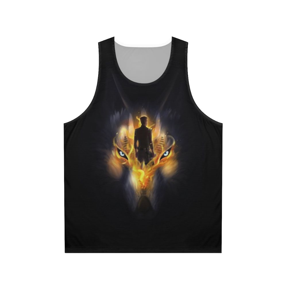 Dume Unisex Star Wars Rebels Tank Top featuring Kanan Jarrus and Loth Wolf