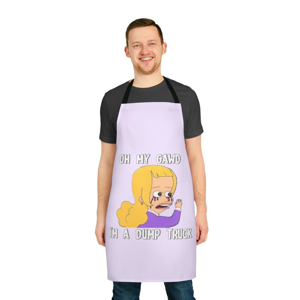 Dump Truck Inspired Apron with Lola from Big Mouth Design