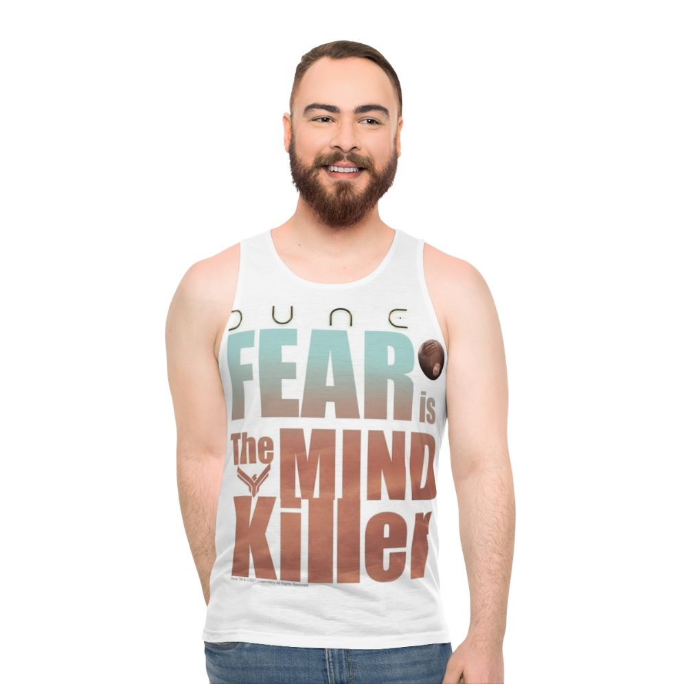 Dune 2020 "Fear Is The Mind Killer" Unisex Tank Top