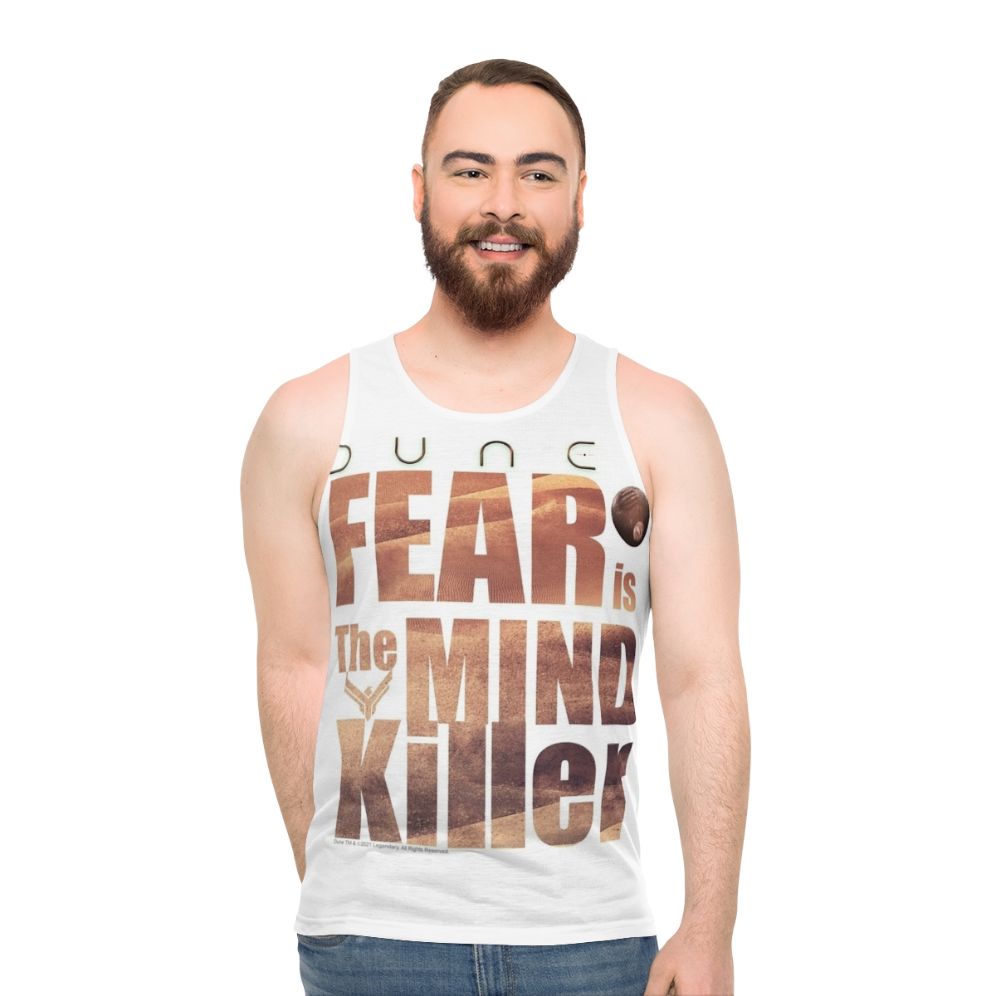 Dune 2020 "Fear Is The Mind Killer" Unisex Tank Top