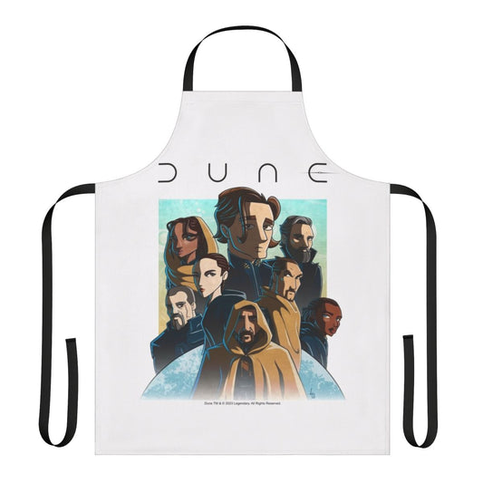 Dune 2020 inspired apron with desert landscape design
