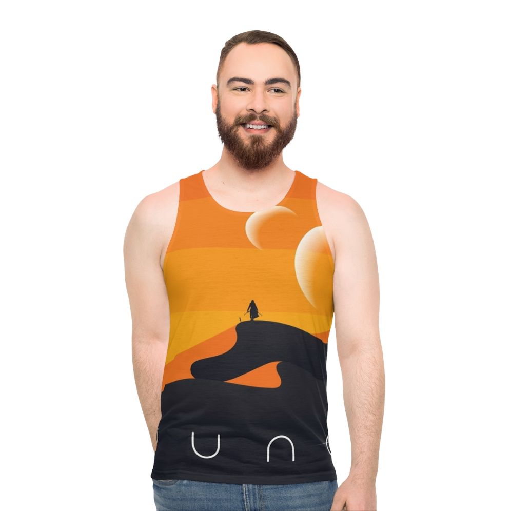 Dune 2021 Arrakis Poster Unisex Tank Top