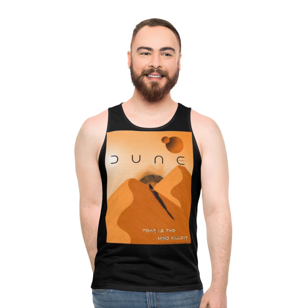 Dune Arrakis "Fear Is The Mind Killer" Unisex Tank Top