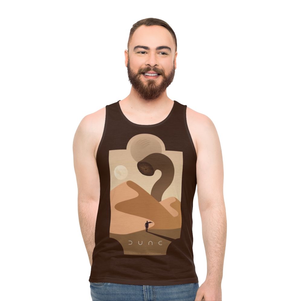 Dune Arrakis Sandworm Unisex Tank Top
