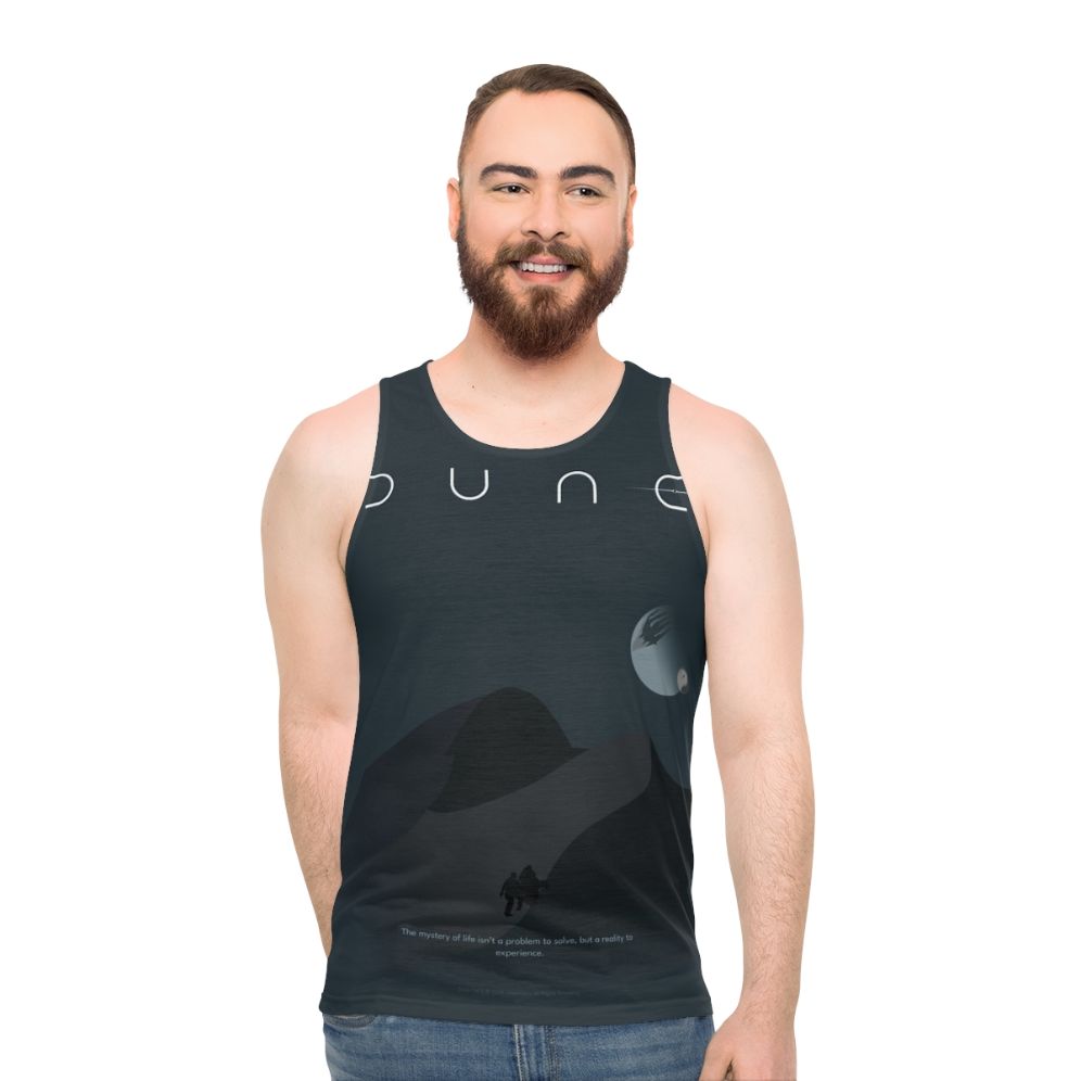 Dune movie Arrakis sci-fi unisex tank top