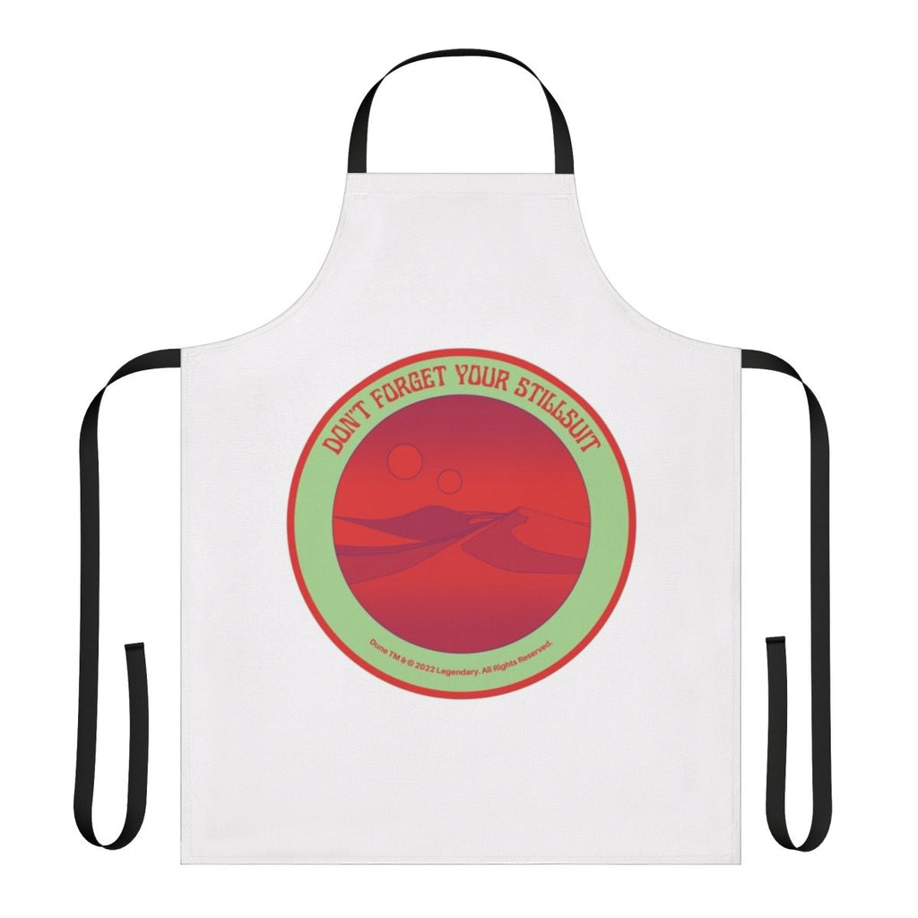 Dune-themed apron featuring desert and Arrakis imagery