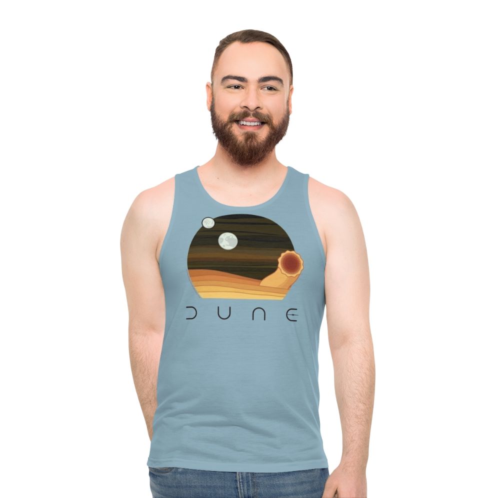Dune Desert Sandworm Unisex Tank Top