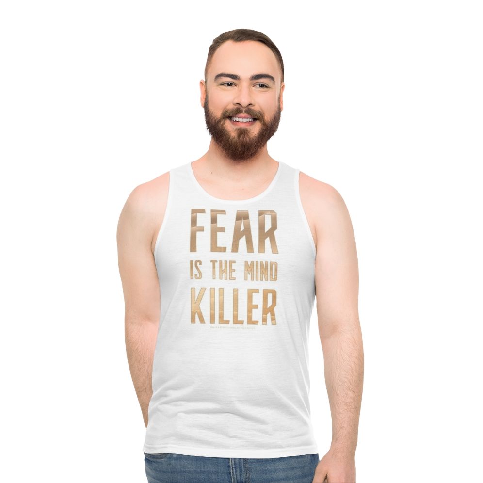 Dune "Fear Is the Mind Killer" Unisex Tank Top