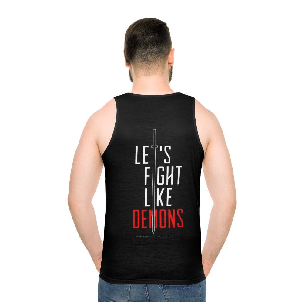 Dune "Fight Like Demons" Unisex White Tank Top
