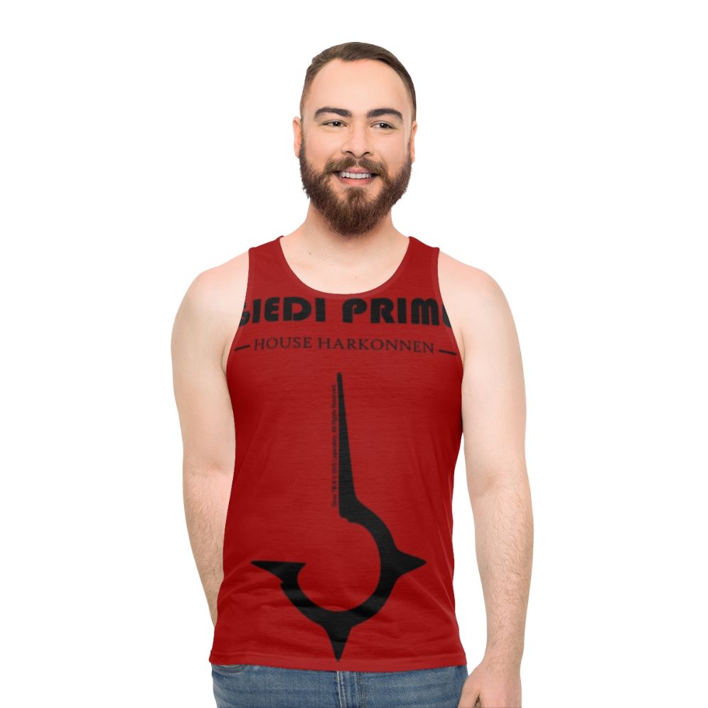 Dune Harkonnen House Giedi Prime Unisex Tank Top