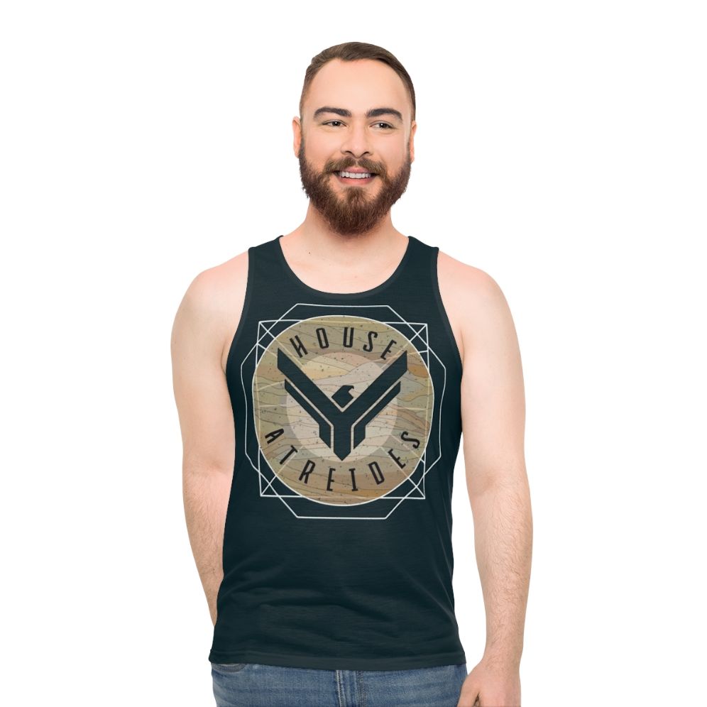 Dune House Atreides Fan Art Unisex Tank Top