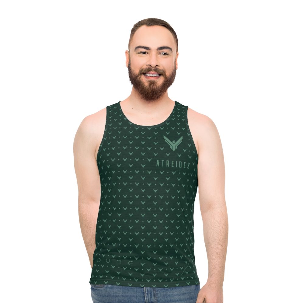 Dune House Atreides Inspired Unisex Tank Top
